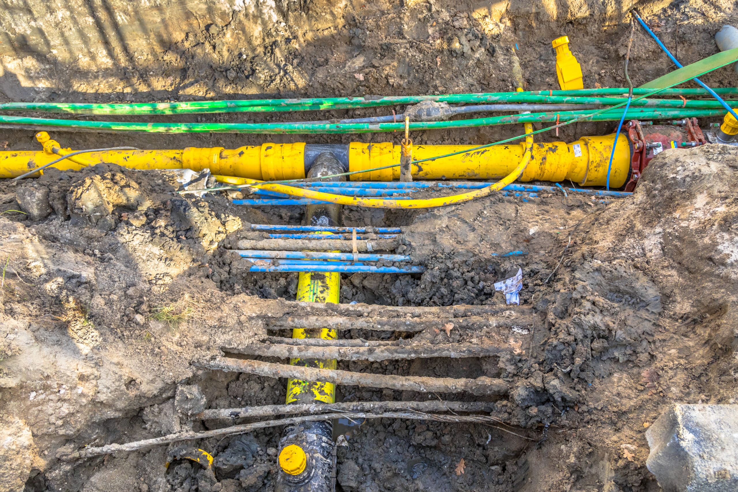 gas line installation