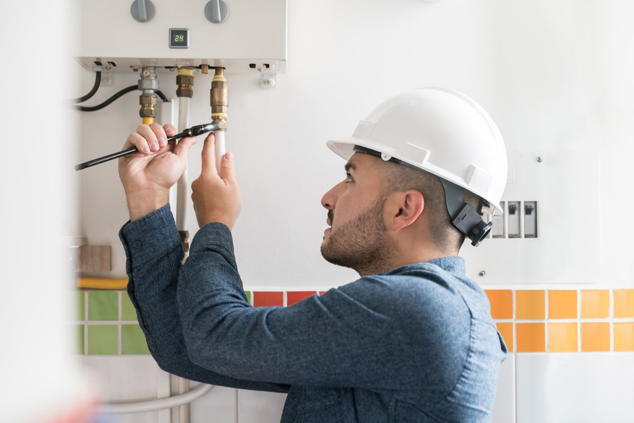 gas water heater installation